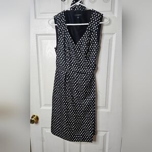 Banana Republic Polka Dot Wrap Dress Size 6 With Pockets